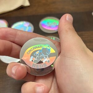 Cincinnati Reds Holographic Sticker (1)